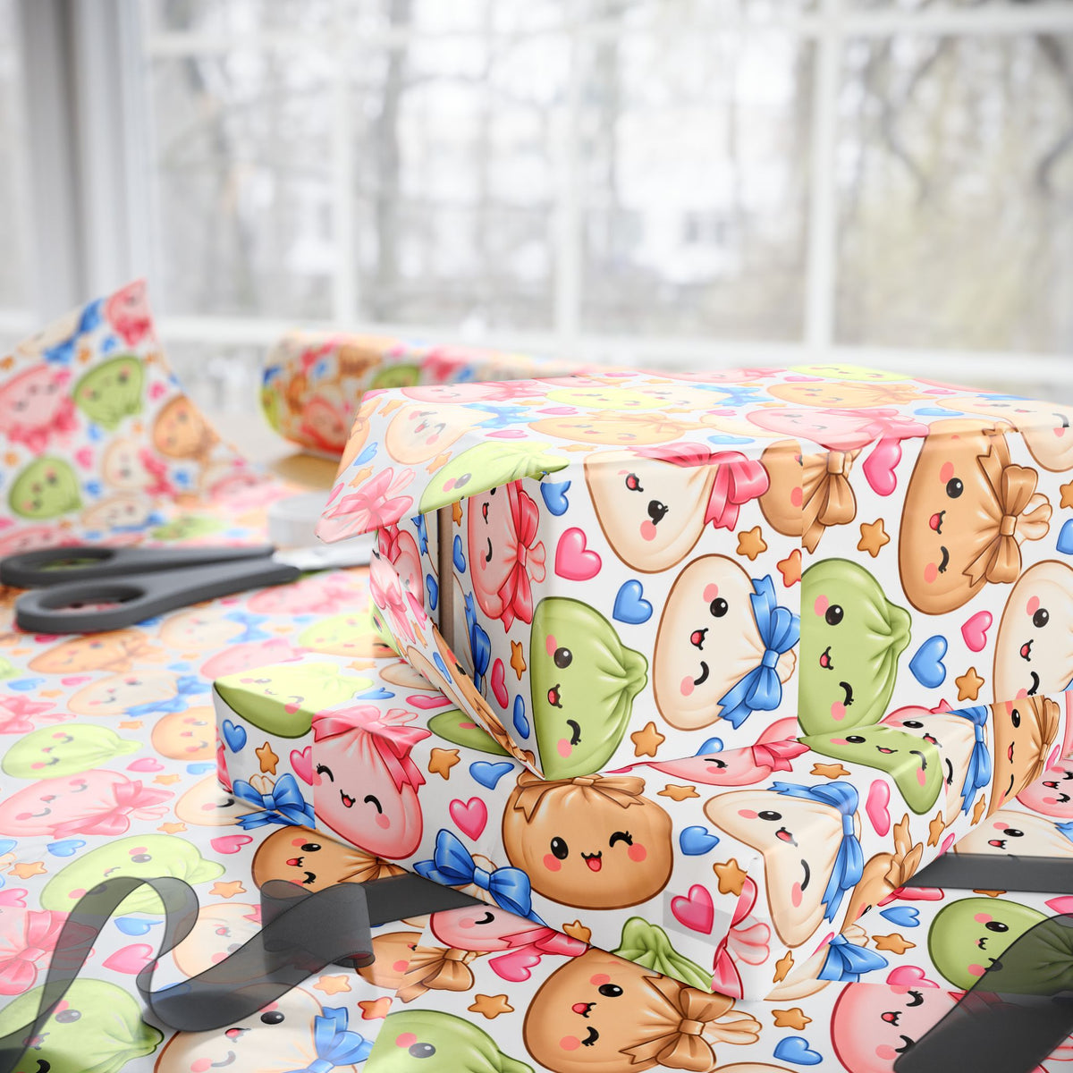 Squishy Dumplings Wrapping Paper