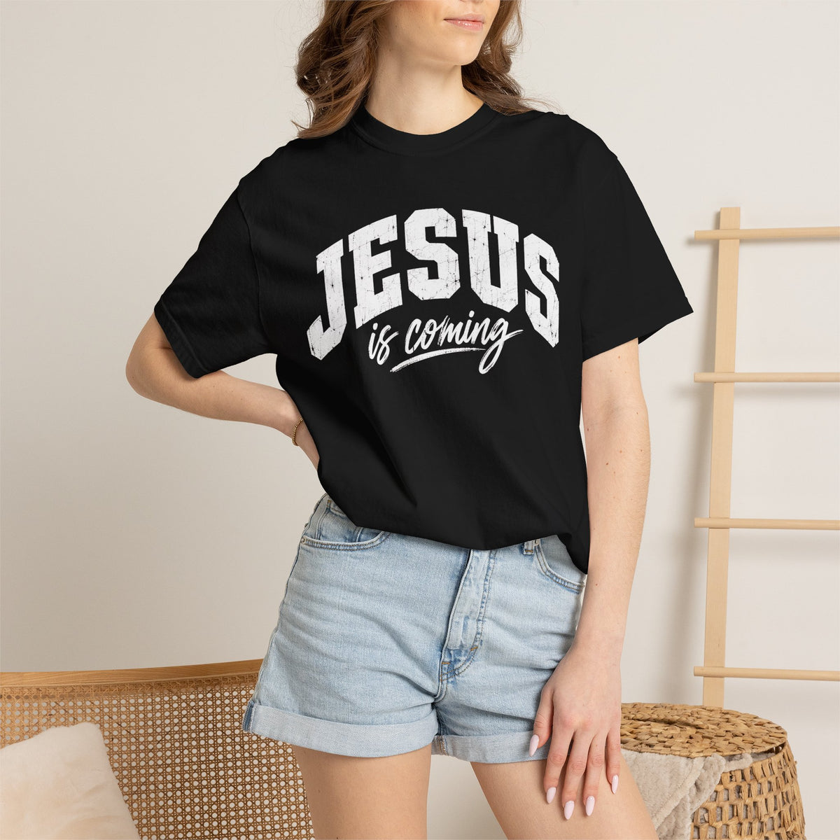 Jesus Is Coming T-Shirt | Christian Faith Graphic Tee | Jesus Shirt | Christian Streetwear | Faith Based Shirt | Christian Gift
