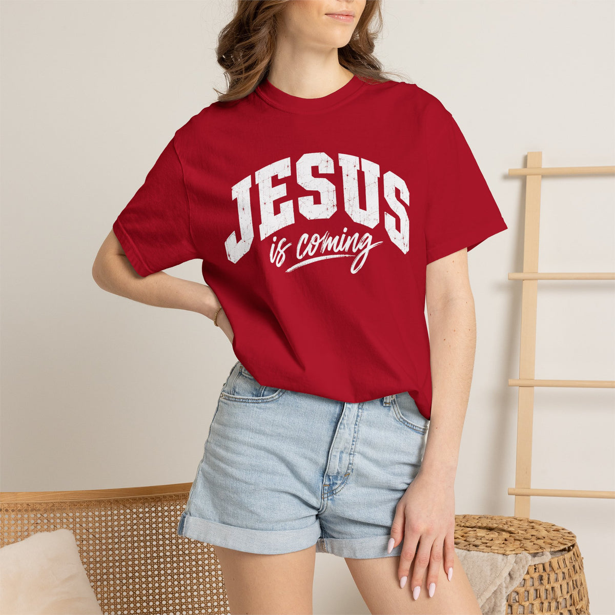 Jesus Is Coming T-Shirt | Christian Faith Graphic Tee | Jesus Shirt | Christian Streetwear | Faith Based Shirt | Christian Gift