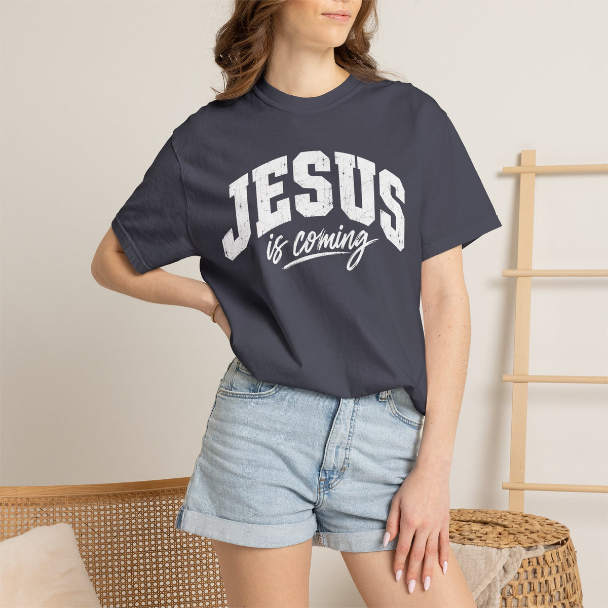 Jesus Is Coming T-Shirt | Christian Faith Graphic Tee | Jesus Shirt | Christian Streetwear | Faith Based Shirt | Christian Gift