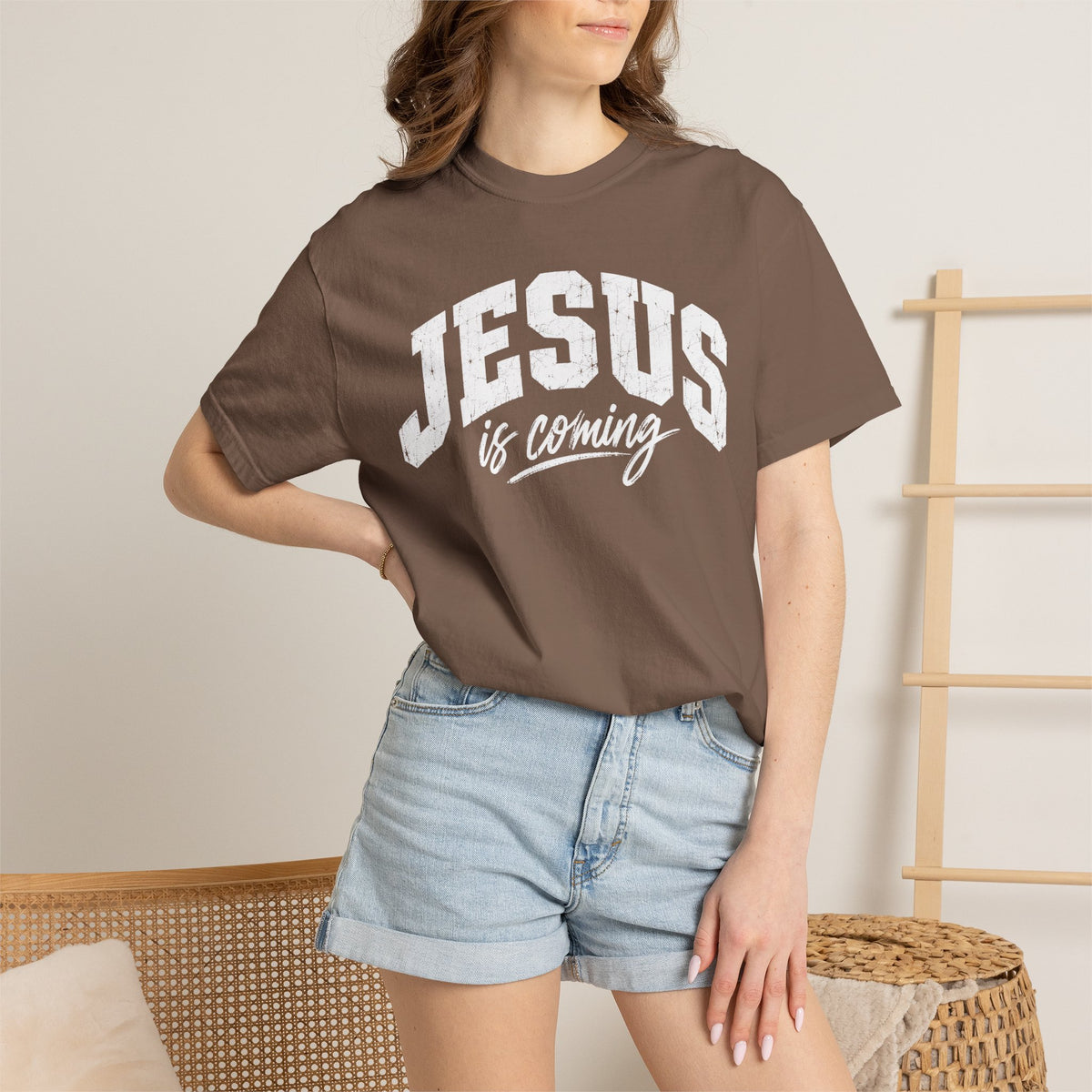 Jesus Is Coming T-Shirt | Christian Faith Graphic Tee | Jesus Shirt | Christian Streetwear | Faith Based Shirt | Christian Gift