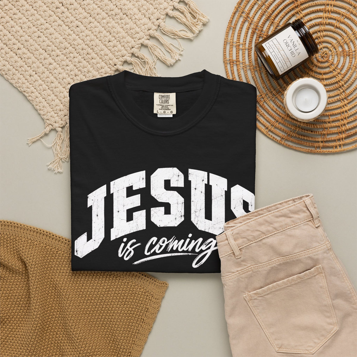 Jesus Is Coming T-Shirt | Christian Faith Graphic Tee | Jesus Shirt | Christian Streetwear | Faith Based Shirt | Christian Gift