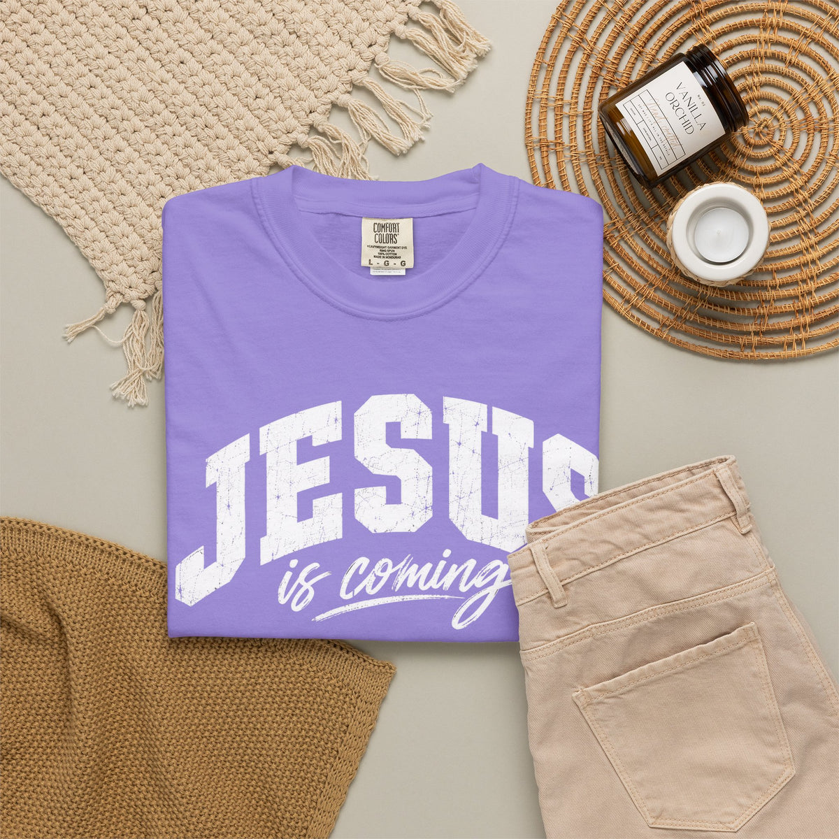 Jesus Is Coming T-Shirt | Christian Faith Graphic Tee | Jesus Shirt | Christian Streetwear | Faith Based Shirt | Christian Gift