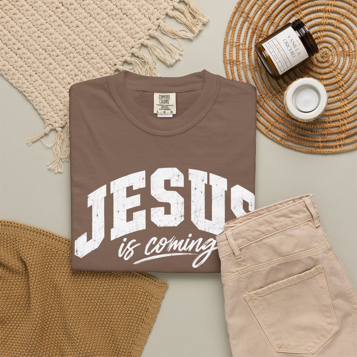 Jesus Is Coming T-Shirt | Christian Faith Graphic Tee | Jesus Shirt | Christian Streetwear | Faith Based Shirt | Christian Gift