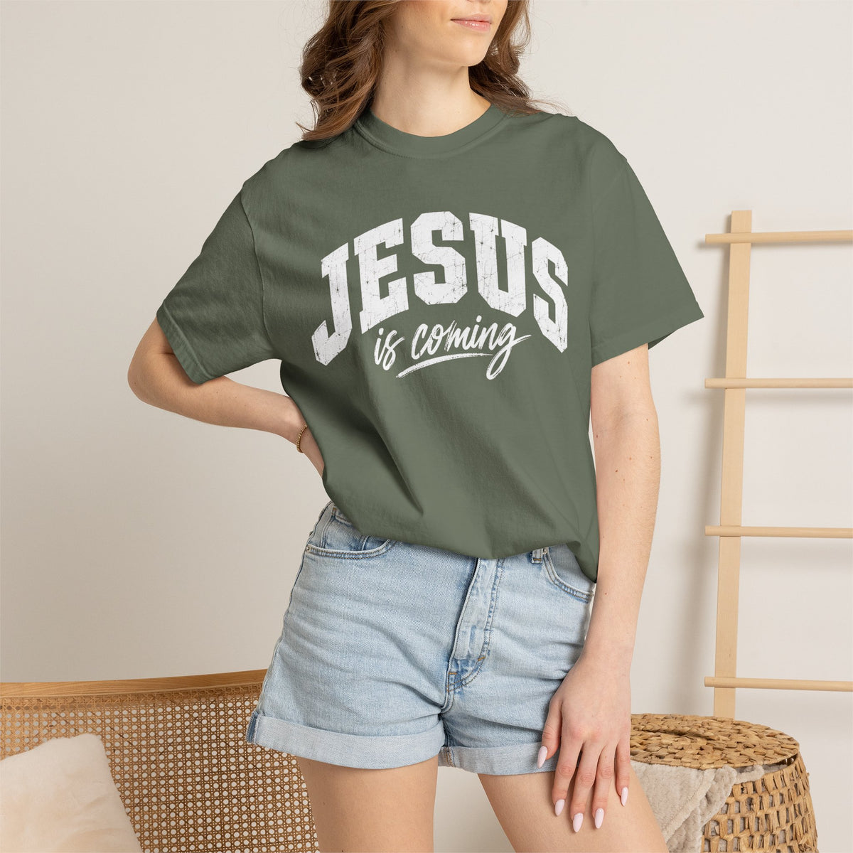 Jesus Is Coming T-Shirt | Christian Faith Graphic Tee | Jesus Shirt | Christian Streetwear | Faith Based Shirt | Christian Gift
