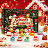 Christmas Squishy Advent Calendar 2026 – 24-Day Holiday Countdown Surprise Box, Cute TPR Squishy Toys, Christmas Gift & Sensory Fidget Toy Set