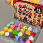 Christmas Squishy Advent Calendar 2026 – 24-Day Holiday Countdown Surprise Box, Cute TPR Squishy Toys, Christmas Gift & Sensory Fidget Toy Set