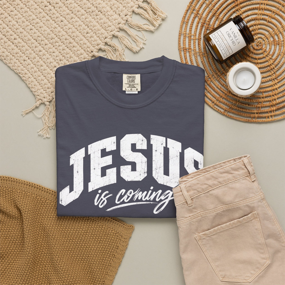 Jesus Is Coming T-Shirt | Christian Faith Graphic Tee | Jesus Shirt | Christian Streetwear | Faith Based Shirt | Christian Gift