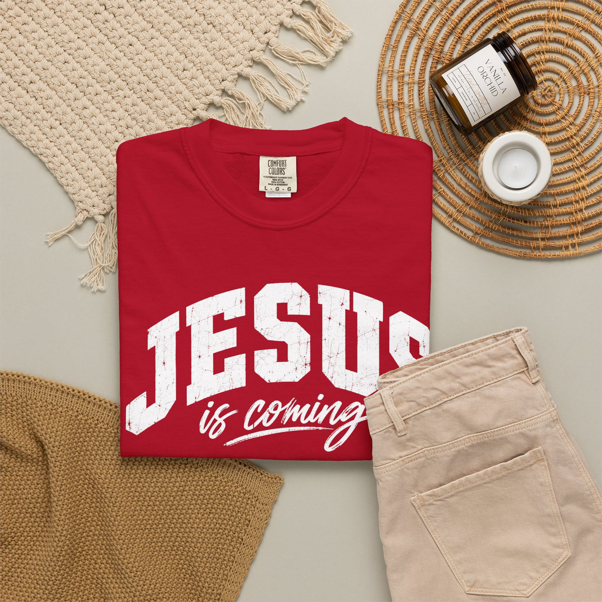 Jesus Is Coming T-Shirt | Christian Faith Graphic Tee | Jesus Shirt | Christian Streetwear | Faith Based Shirt | Christian Gift
