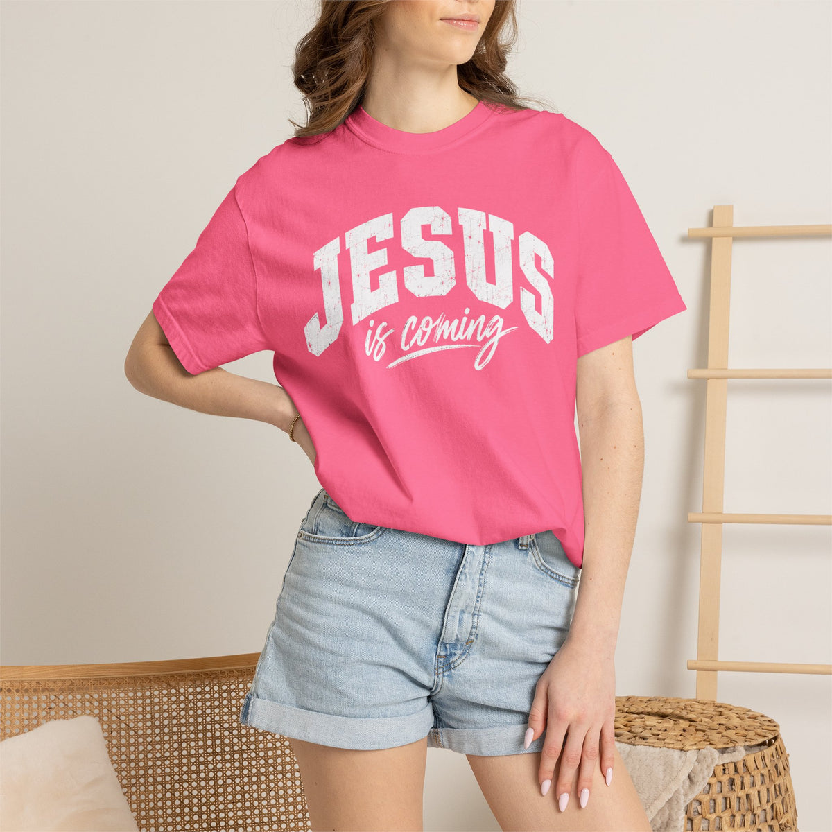 Jesus Is Coming T-Shirt | Christian Faith Graphic Tee | Jesus Shirt | Christian Streetwear | Faith Based Shirt | Christian Gift