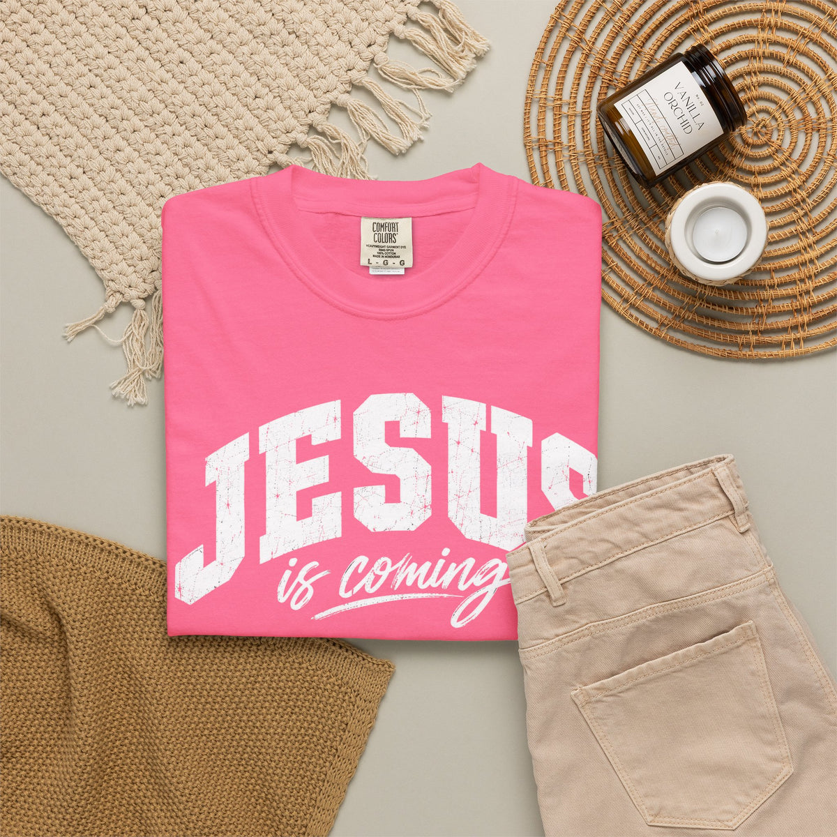 Jesus Is Coming T-Shirt | Christian Faith Graphic Tee | Jesus Shirt | Christian Streetwear | Faith Based Shirt | Christian Gift